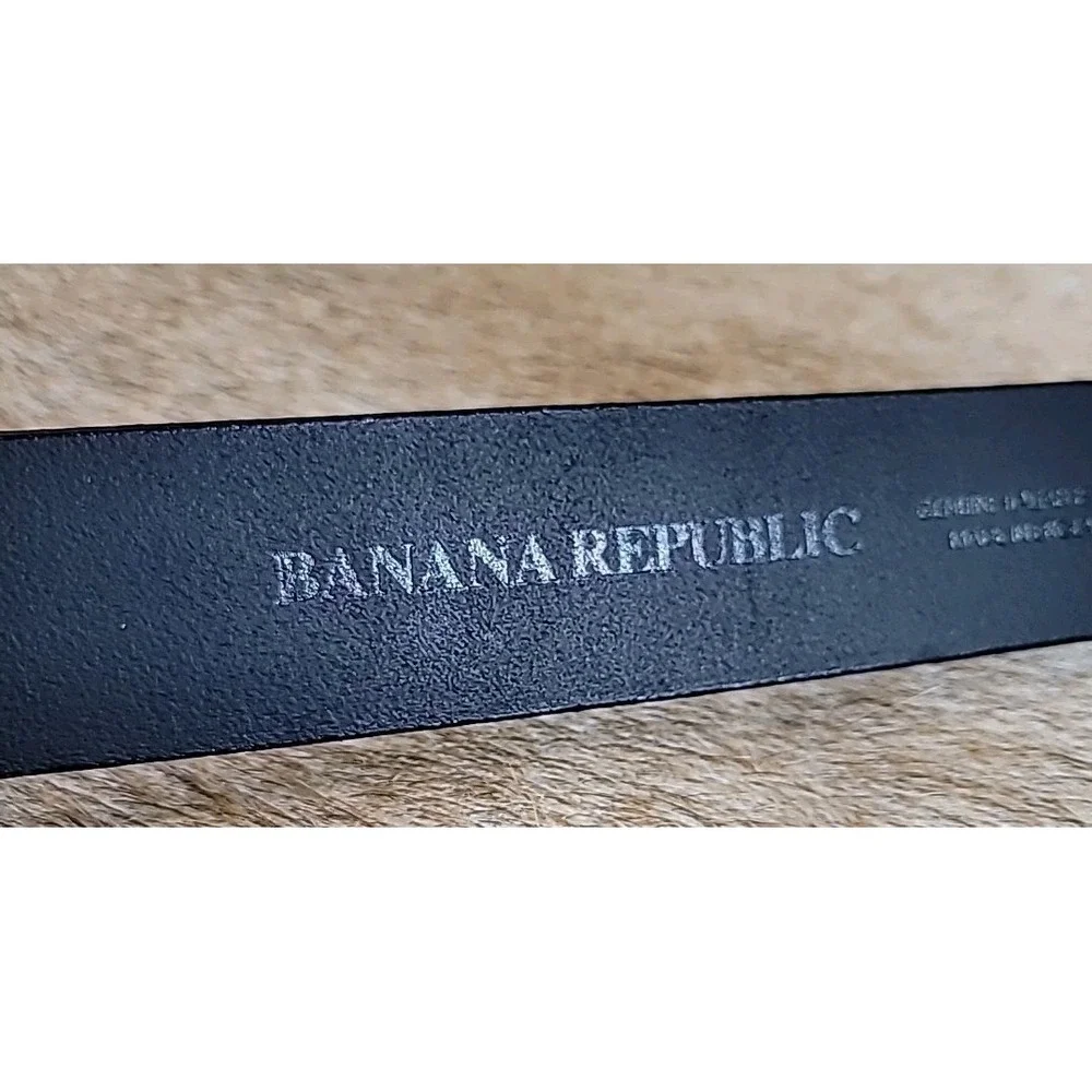 Banana‎ Republic Black Genuine Italian Leather Belt 30